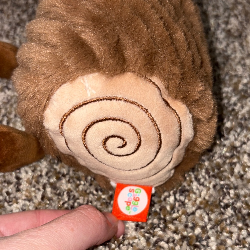 Cute Plush Log with Fire Accent Giggle Scope - Picture 3 of 6